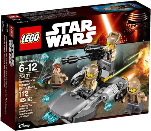 Miniatura 3 de LEGO Paquete de batalla de soldado de resistencia de Star Wars 75131
