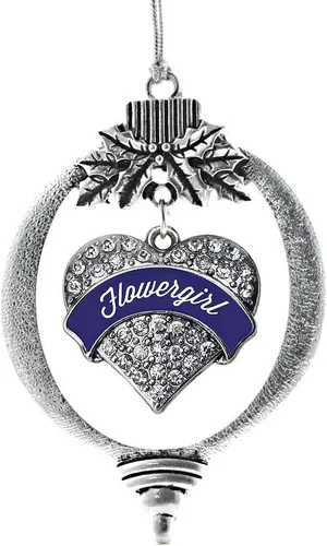 Miniatura 103 de Inspired Silver - Adorno con dije de hermana gemela - Adornos navideños de plata con circonitas cúbicas
