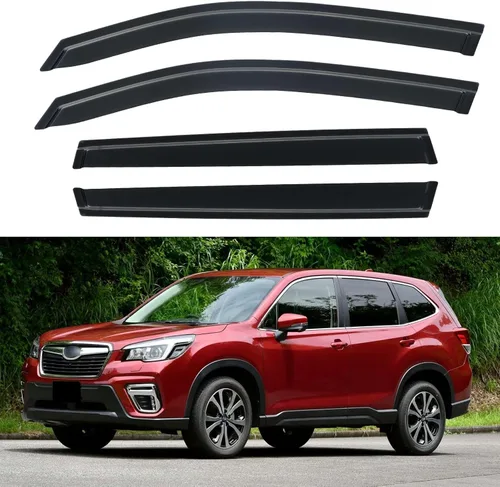 Miniatura 180 de YQAUTEC Viseras de Ventana Protectores de Lluvia para Honda Civic 2022 2023 2024 2025 2026, Deflectores de Viento de Ventilación de Ventana Fuera