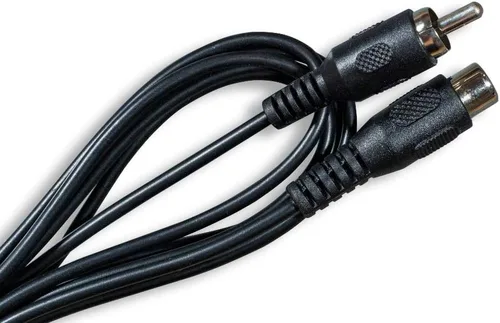 Miniatura 4 de Cablelera Cable de video compuesto RCA estándar M/F, 25 pies, cable de audio 28 AWG, negro (ZCAAFFMF-25)
