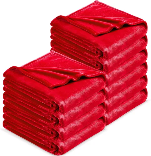 Miniatura 45 de Dreamnine Manta extrasuave, vellón de felpa, silla, sofá, 50 x 60 pulgadas, franela de terciopelo, ligera, mullida, microfelpa, decorativa, cálida