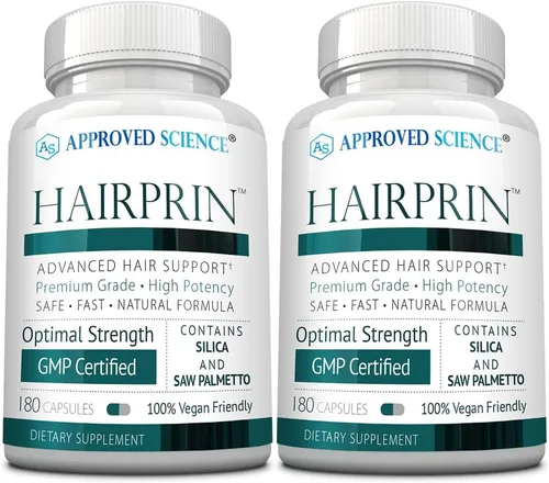 Miniatura 7 de Hairprin - Promueve el crecimiento del cabello y ayuda a estimular la circulación del cuero cabelludo - 60 cápsulas veganas - 1 botella de suministro