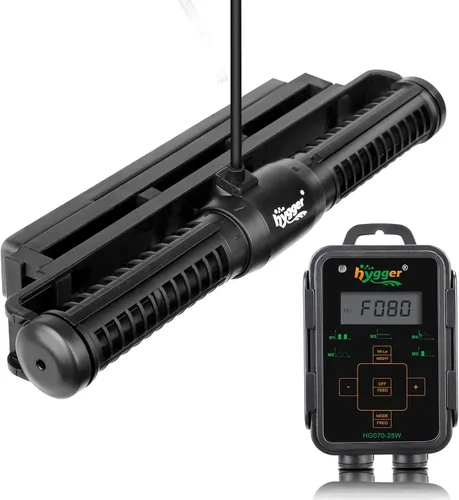 Miniatura 8 de Hygger Generador de Olas para Acuario, Bomba de Flujo Cruzado Ajustable con Controlador de Pantalla LED, Cabezal de Potencia Magnético DC 24V