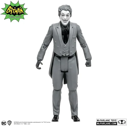 Miniatura 4 de McFarlane DC Retro Wave 4 Batman 66 Figura de acción, El Joker, 6 pulgadas