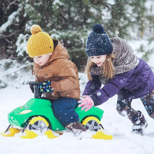 Miniatura 6 de Caudblor Guantes de esquí para niños, guantes de invierno impermeables para niños y niñas, guantes de invierno aislados para jóvenes de 7 a 12 años