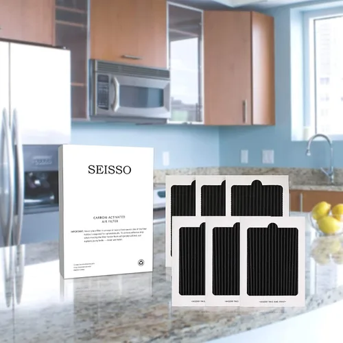 Miniatura 6 de SEISSO Reemplazo del filtro de aire de refrigerador activado con carbón compatible con Frigidaire y Electrolux 242047801, 242047804, 242061001 (6)
