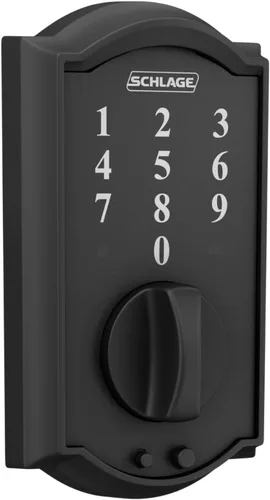 Miniatura 2 de Cerradura de seguridad táctil Schlage Camelot, BE375 CAM 622 Negro mate