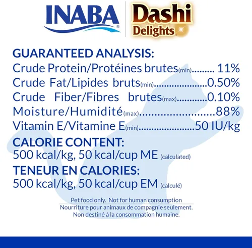 Miniatura 7 de INABA Dashi Delights para gatos, guarnición de pollo desmenuzado con caldo de hojuelas de bonito, complemento de comida para gatos con taurina