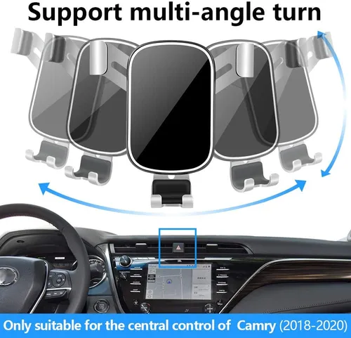 Miniatura 5 de Soporte de teléfono de coche para Toyota Camry 2018 2019 2020 L LE SE XSE XLE TRD y Camry Hybrid 18-20 Accesorios interiores de automóviles Mejor
