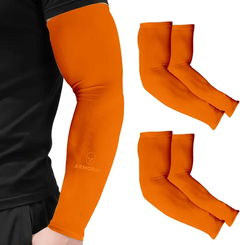 Miniatura 186 de ARMORAY - Mangas de brazo para hombres o mujeres; para cubrir tatuajes; de enfriamiento, para practicar deportes, básquetbol, golf, fútbol