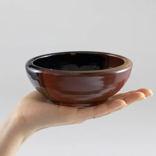 Miniatura 5 de Kit esencial de herramientas para arreglos florales Ikebana japonés de la serie Minoyaki de Wazakura con pequeña jarra de cerámica redonda y rana