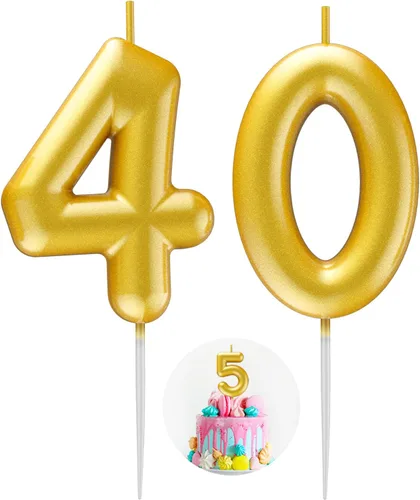 Miniatura 153 de Velas número 2 arcoíris con número 3D de feliz cumpleaños para decoración de fiesta de pastel de cumpleaños, suministros de celebración