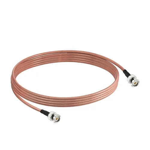 Miniatura 5 de Eightwood BNC macho a BNC macho adaptador RG400 de baja pérdida Cable 3 pies para antena de radio CB jamón Osciloscopio Analizador de espectro