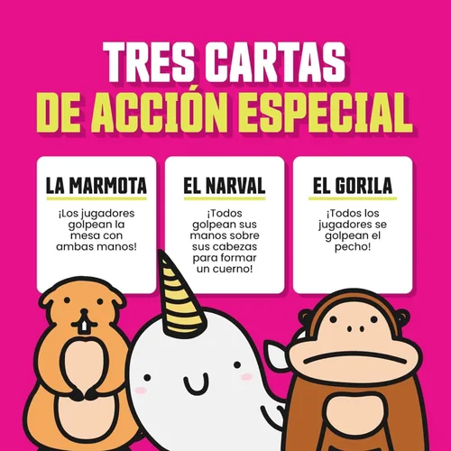 Miniatura 5 de Taco Cat Goat Cheese Pizza Edición Española Juego de cartas salvajemente entretenido para la noche de juego familiar Fácil de jugar con rondas