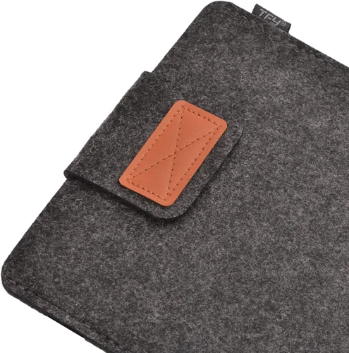 Miniatura 8 de TFY Bolsa protectora de transporte (gris oscuro), además de soporte para correa de mano para tabletas y lectores electrónicos de 6 pulgadas