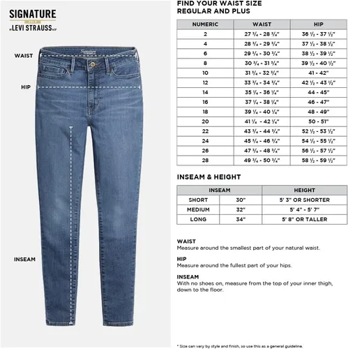 Miniatura 3 de Levi Strauss & Co - Pantalones de jean Signature Gold Label - Pantalones de jean ajustados para mujer de estilo moderno