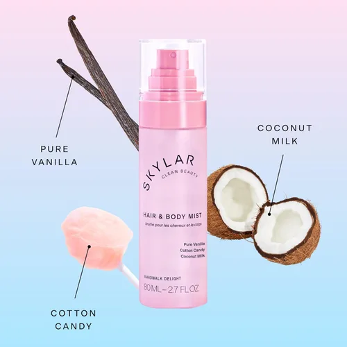 Miniatura 3 de Skylar Boardwalk Delight - Spray para cabello y cuerpo Fragancia hipoalergénica y limpia Vegano, sin crueldad animal y seguro para pieles