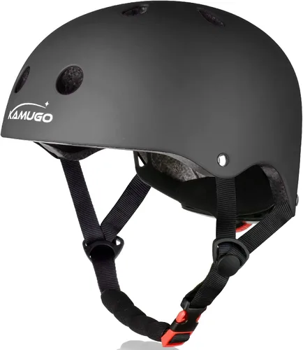 KAMUGO - Casco ajustable para niños, adecuado para niños pequeños de 2 a 14 años, para niños y niñas, seguridad multideportiva para ciclismo,