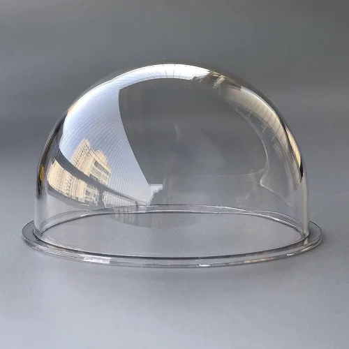 Miniatura 9 de 4.3 pulgadas al aire libre impermeable policarbonato PC cubierta de bola transparente de vigilancia aumentada cámara CCTV cúpula carcasa protectora