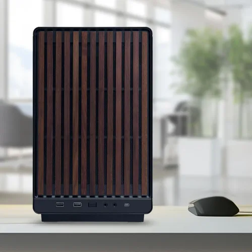 Miniatura 2 de Lian Li A3-26.3L Micro Factor de Forma Chasis - Panel Frontal y Lateral de Vidrio Templado de Madera - Soporta AIO de 360mm-Diseño Modular