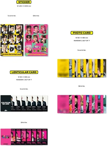 Miniatura 5 de NCT Dream - Modo Glitch la segunda versión del álbum Photobook (Conjunto (A+B) ver)