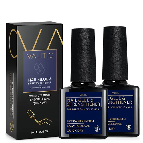 Miniatura 9 de Valitic Pegamento y Fortalecedor de Uñas Fuerte - Gel de Secado Rápido con Pincel para Uñas de Larga Duración - Enlace Adhesivo para Uñas Postizas