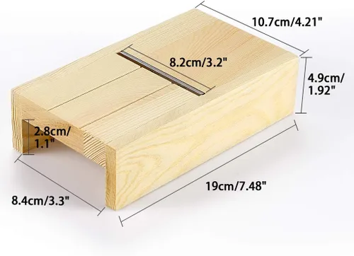 Miniatura 3 de Sanbege Cepilladora biseladora de jabón, herramienta de recorte de jabón, herramienta de afeitar de jabón para hacer jabón, pan de vela hecho a mano
