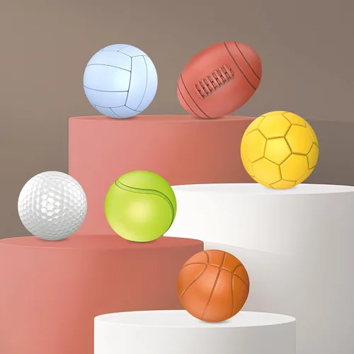 Miniatura 4 de Pelotas sensoriales para bebés, bolas de goma suave para niños de 1 a 3 años, juguetes de baño sensoriales Montessori de 6 a 12 meses, pelota