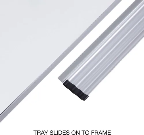 Miniatura 5 de Universal 44618 Pizarra de borrado en seco, melamina, 24 x 18, marco de aluminio