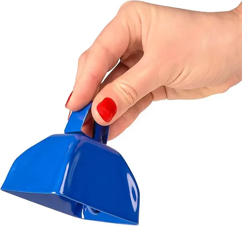Miniatura 3 de Rhode Island Novelty Cencerros de metal azul, una docena por pedido