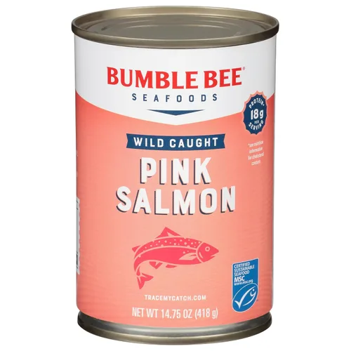 Miniatura 10 de Bumble Bee Prime Atlantic Salmon, lata de 5 onzas - Salmón Premium - 24g de proteína por porción - Sin Gluten y Kosher
