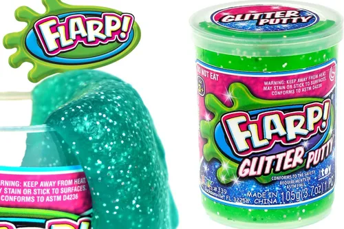 Miniatura 4 de JA-RU Flarp - Masilla con purpurina (1 unidad) – Masilla de ruido perfumada colorida para niños, juguete para aliviar el estrés, recuerdos de fiesta