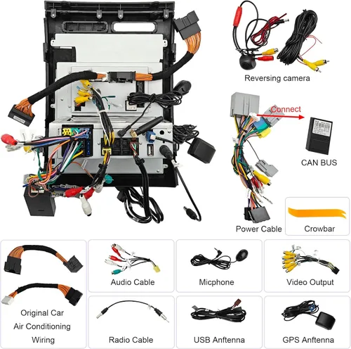 Miniatura 8 de Radio estéreo de coche Android para Ford F150 actualización estéreo 2009 2010 2011 2012 2013, pantalla táctil estilo Tesla de 12.1 pulgadas 4G+64G