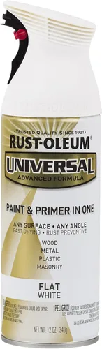 Miniatura 19 de Rust-Oleum 245197 Pintura en aerosol universal para todas las superficies, 12 onzas, negro satinado