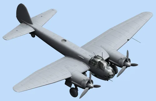Miniatura 3 de ICM Models ICM JU 88A-14 WWII Kit de modelo de bombardero alemán (escala 1/48)