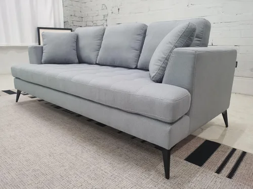 Miniatura 3 de Stendmar Sofá sentado profundo contemporáneo Sofá sofá moderno de lino gris oscuro