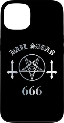 Miniatura 7 de iPhone 16 Upside Down Cross Satanic Pentagram Hail Satan 666 Case