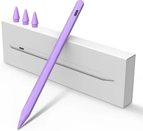 Miniatura 10 de Lápiz Stylus para iPad con Rechazo de Palma y Sensor de Inclinación, 13 Minutos de Carga Completa, MEKO Active Apple Pencil Compatible con iPad