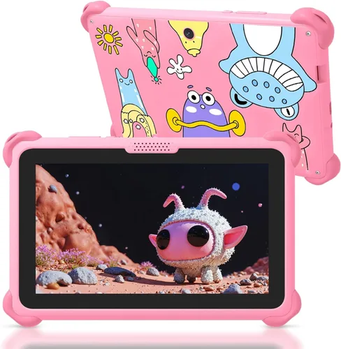 Miniatura 9 de Tableta infantil de 7 pulgadas para niños, tableta Android de 32 GB con funda incluida, WiFi, Bluetooth, pantalla IPS, control parental, tabletas
