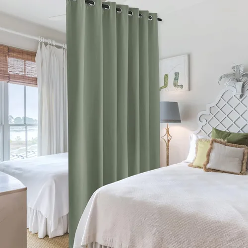 Miniatura 28 de RYB HOME - Cortinas extralargas de privacidad, para bloquear luz, de techo a suelo, para comedor, oficina, sala de estar, cine en casa, patio, 8.3