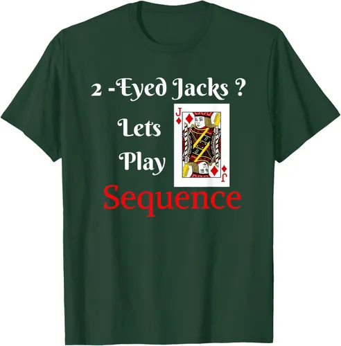 Miniatura 65 de Camiseta divertida con texto en inglés "I Have 2-Eyed Jacks Lets Play A Card Board Game