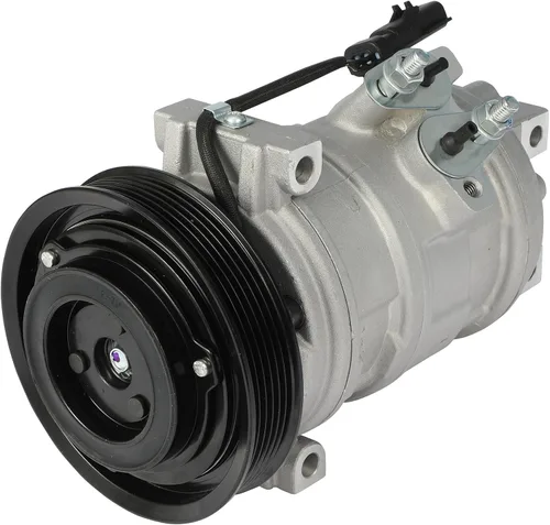 Miniatura 16 de Compresor de aire SCITOO para Audi A3 1.4L-2.0L, Q3-Q7, TT, TTS, Eos 2006-2018, 6SEU14C, Plata, Aleación de Aluminio, Polea de 10mm, Aceite PAG46