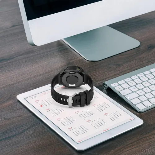 Miniatura 5 de Compatible con Garmin Forerunner 158/Forerunner 55, 0.787 in de ancho, correa de silicona de repuesto para Garmin Forerunner 158/Forerunner