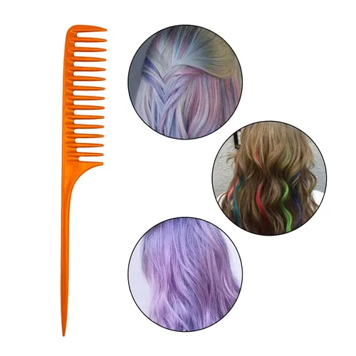 Miniatura 4 de Peines anchos con fibra de carbono Pintail para niñas barberos anti