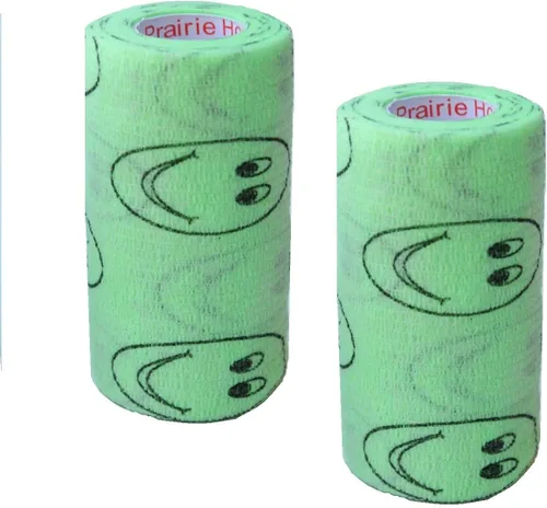 Miniatura 73 de Cinta adhesiva para veterinarios (negro) (paquete de 2) (4 pulgadas x 15 pies), autoadhesiva, adherente, cohesiva, flexible, autoadhesiva, rollo