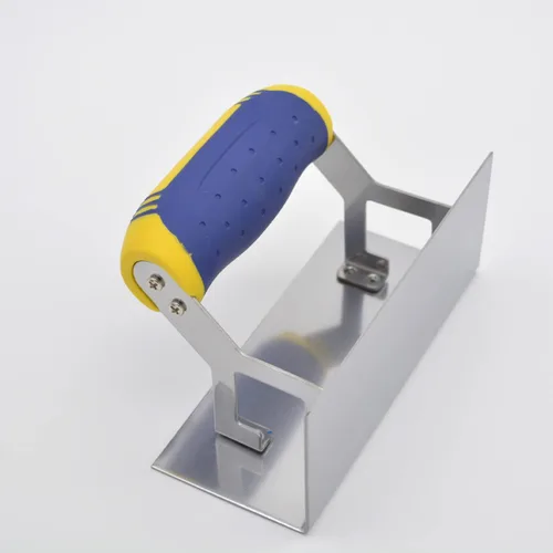 Miniatura 6 de Herramienta de esquina para paneles de yeso, cortador de hormigón, paleta de esquina interior de 6 x 2.5 pulgadas, herramienta profesional de acero