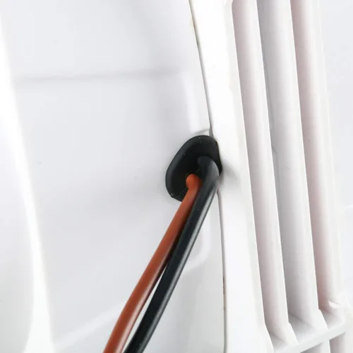 Miniatura 9 de YaeMarine Ventilador en línea de 3 pulgadas 12 V en línea soplador de aire de sentina marina eléctrico 130 CFM blanco para barco marino