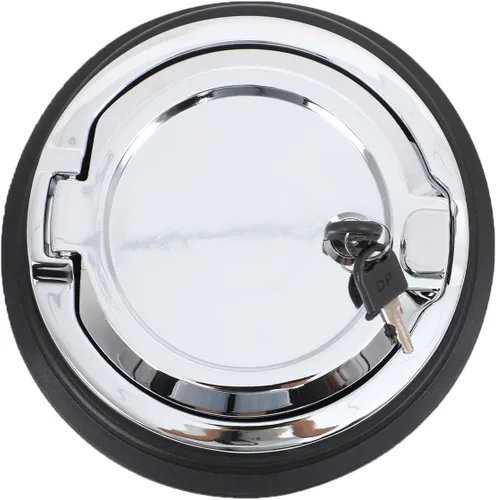 Miniatura 10 de Tapa de tanque de gasolina con bloqueo de puerta para Hummer H3 2005-2009, tapa de gasolina para puerta de llenado de combustible, cubierta de Negro