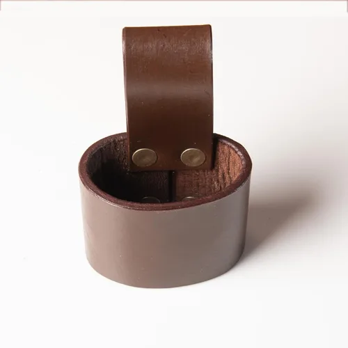 Miniatura 3 de Hulara Soporte de martillo de cuero pulido de grano completo para cinturón de herramientas, funda de martillo, funda de hacha de batalla, hacha