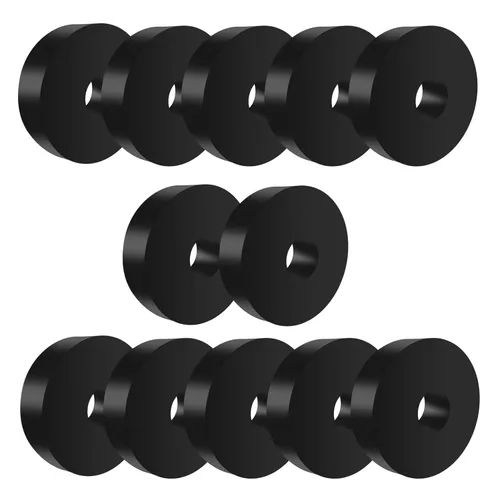 Miniatura 5 de Masmoc - 10 almohadillas de aislamiento – Arandelas de goma de 1.5 pulgadas de diámetro exterior 0.5 pulgadas de diámetro interior 0.4 pulgadas